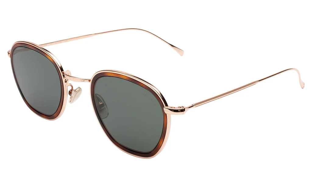 ILLESTEVA PRINCE TATE HAVANA/ROSE GOLD W/ GREY FLAT LENSES