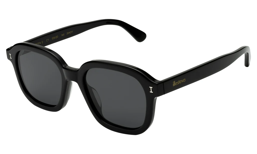 ILLESTEVA BOGOTA E BLACK W/ GREY FLAT LENSES