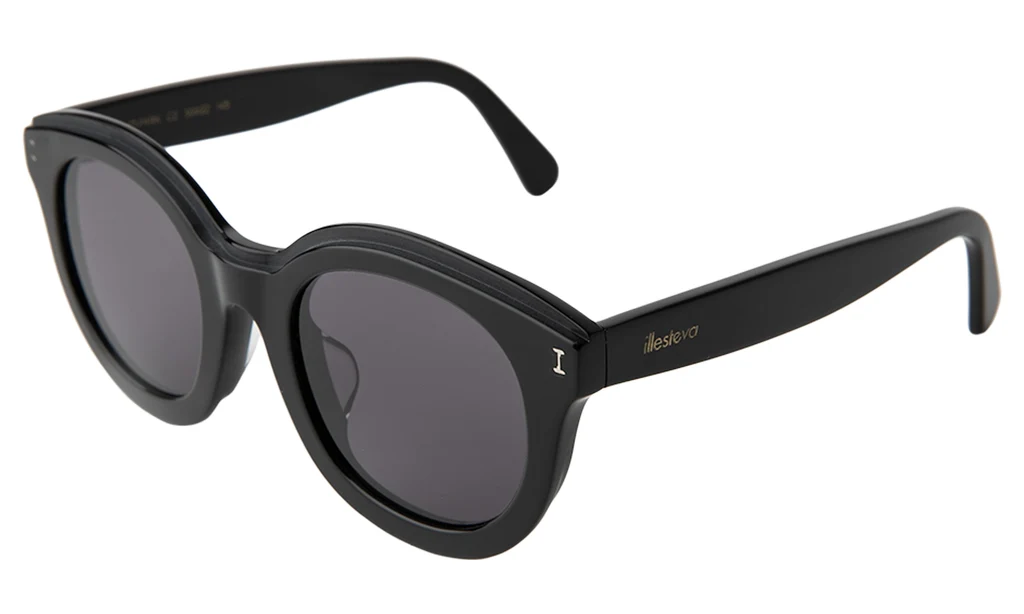 ILLESTEVA ECHO PARK BLACK W/ GREY FLAT LENSES
