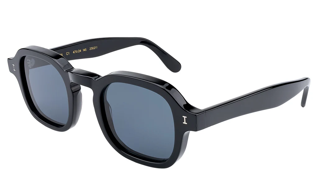 ILLESTEVA WASHINGTON BLACK W/ GREY FLAT LENSES