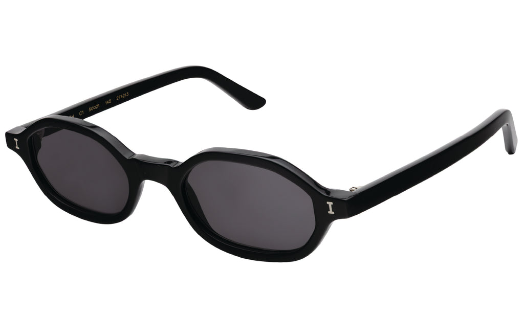 ILLESTEVA MUNICH BLACK W/ GREY FLAT LENSES