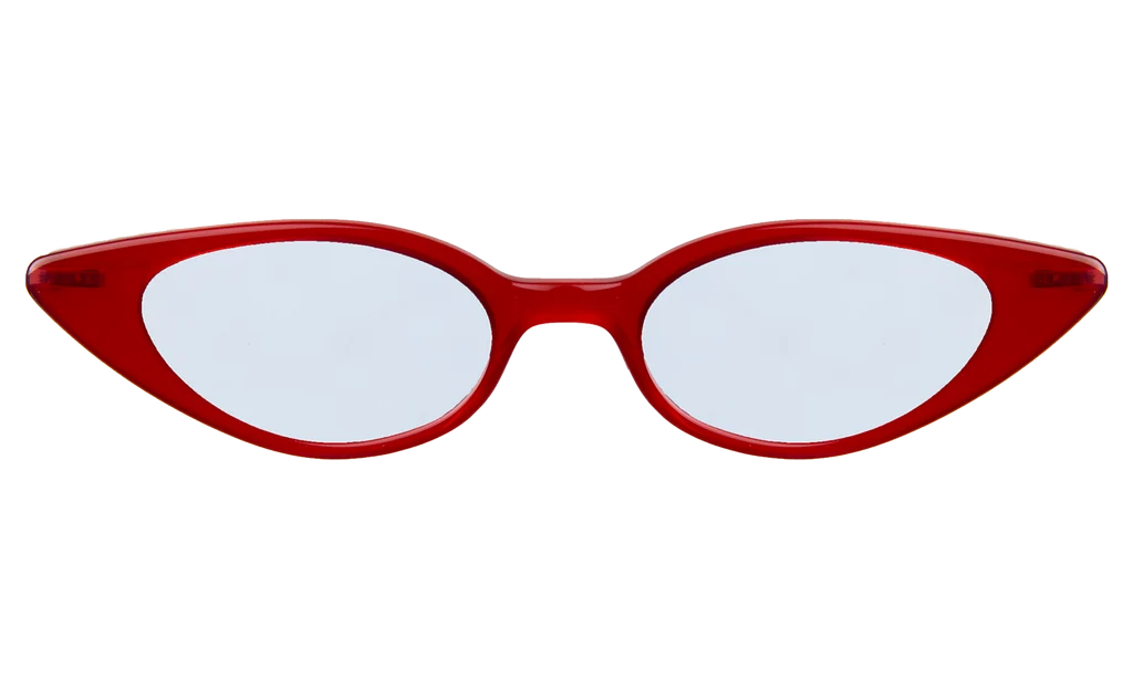 ILLESTEVA MARIANNE RED/GUNMETAL W/ METAL FLAT MIRROR