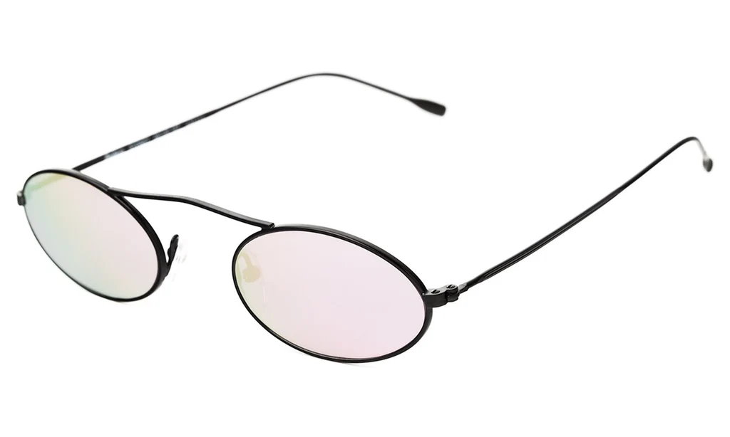 ILLESTEVA SYDNEY BLACK W/ ROSE MIRROR