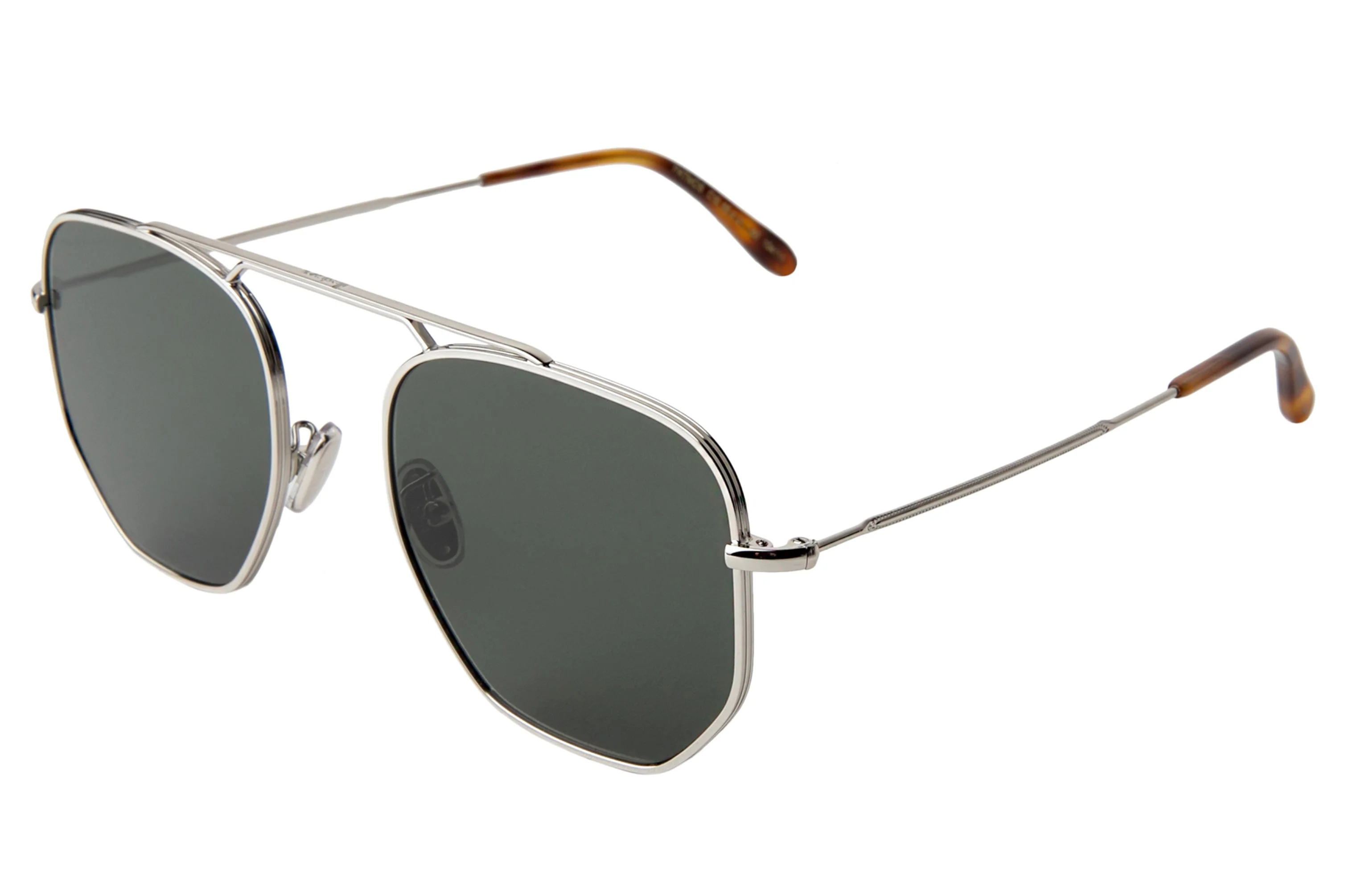 ILLESTEVA PATMOS SILVER W/ OLIVE FLAT