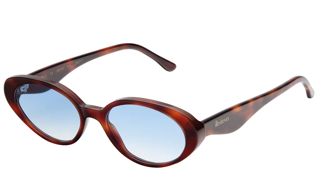 ILLESTEVA SHEILA HAVANA / BLUE FLAT GRADIENT SEE THROUGH