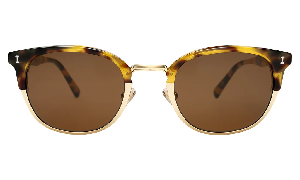 ILLESTEVA STOCKHOLM TORTOISE/GOLD W/ BROWN LENSES