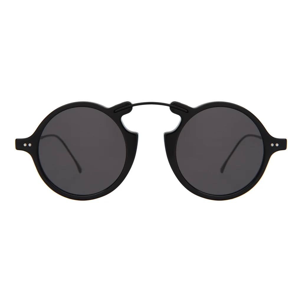 ILLESTEVA ROMA II BLACK W/ GREY FLAT LENSES
