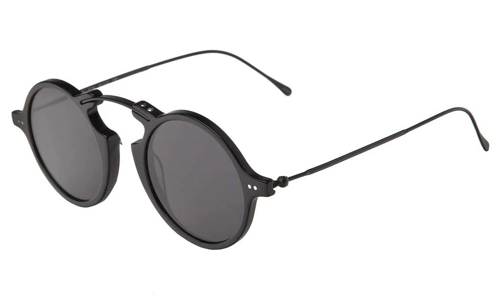 ILLESTEVA ROMA II BLACK W/ GREY FLAT LENSES