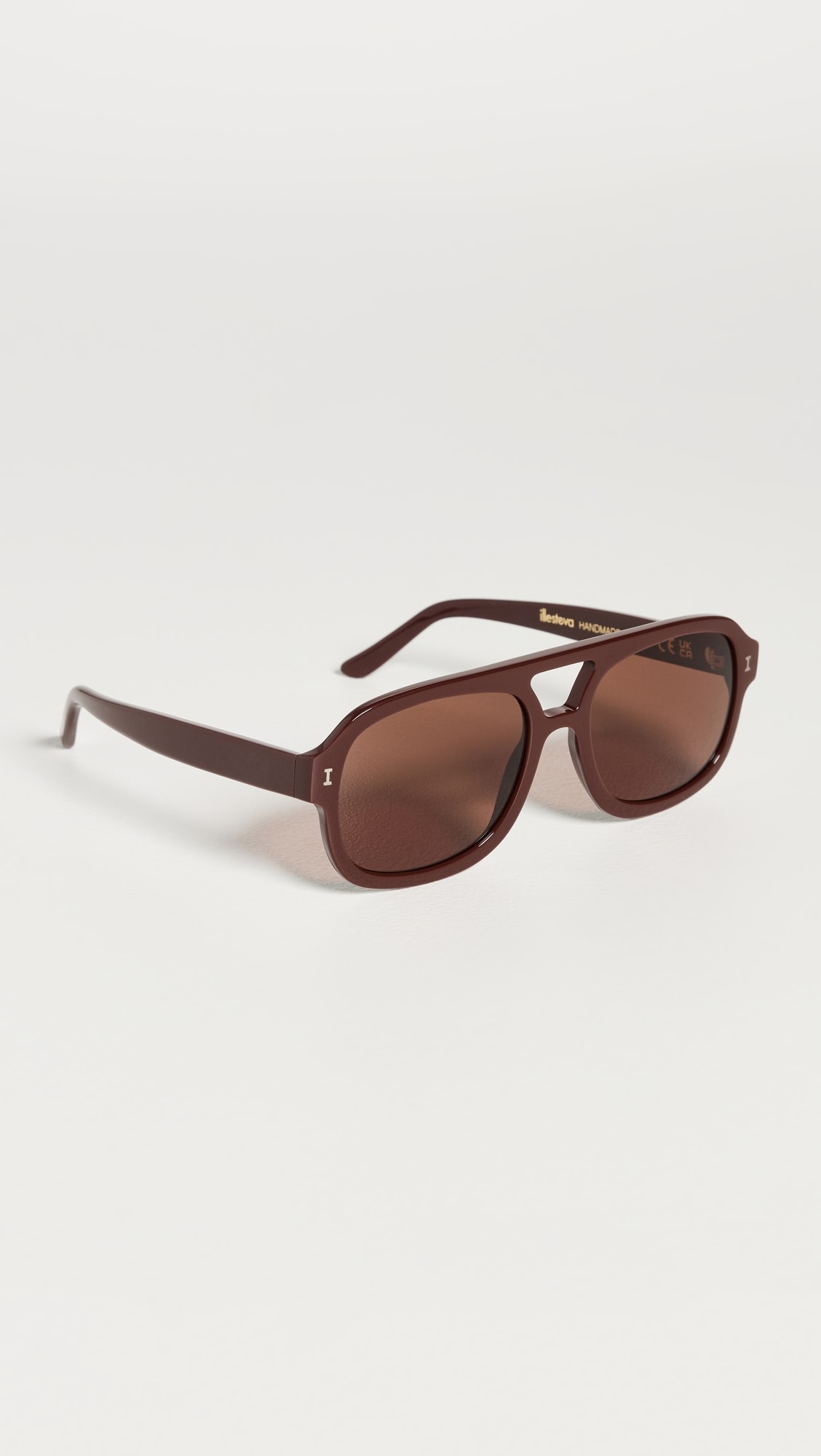 ILLESTEVA MEMPHIS BORDEAUX W/ BROWN LENSES