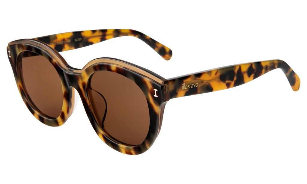 ILLESTEVA ECHO PARK TORTOISE W/ BROWN FLAT LENSES