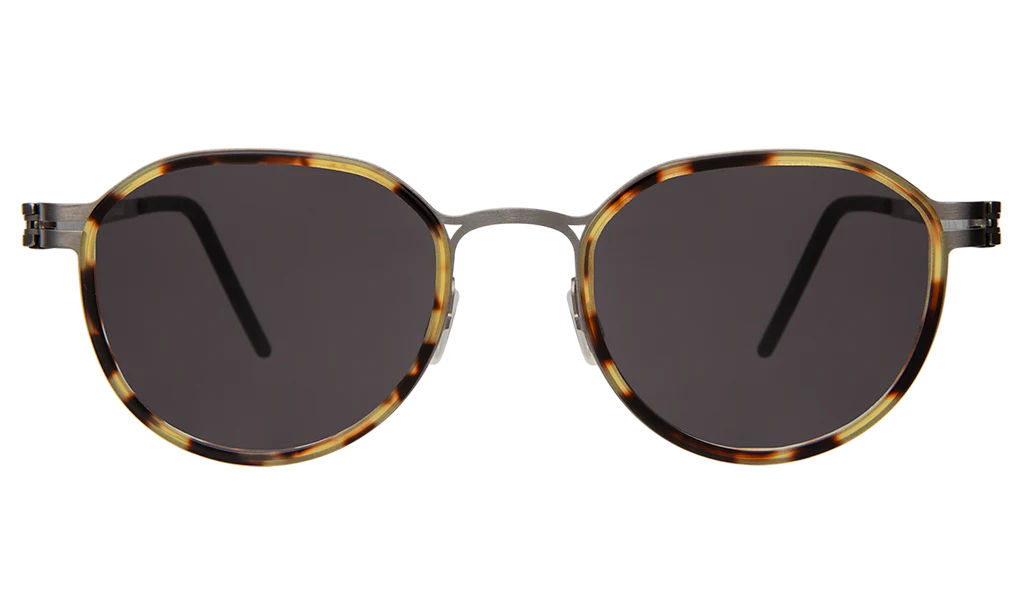 ILLESTEVA TOMPKINS TITANIUM TORTOISE/MATTE SILVER / GREY